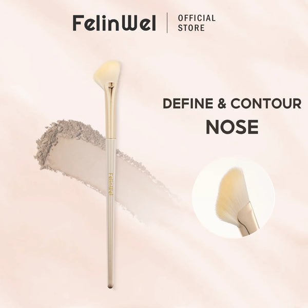 FelinWel Nose Contour Brush Half Fan-shape Makeup Brush
