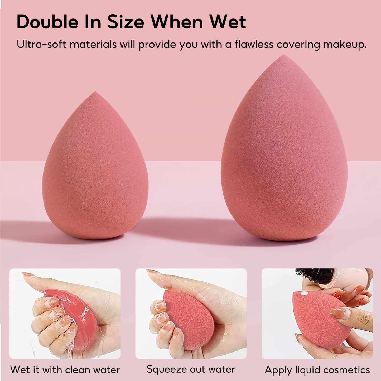 Juego de 4 esponjas de maquillaje Beauty Blender