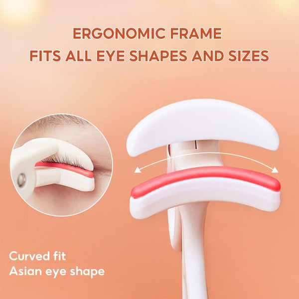 FelinWel - Rizador de pestañas portátil, gran angular y rizador de pestañas parcial con diseño de agarre cómodo