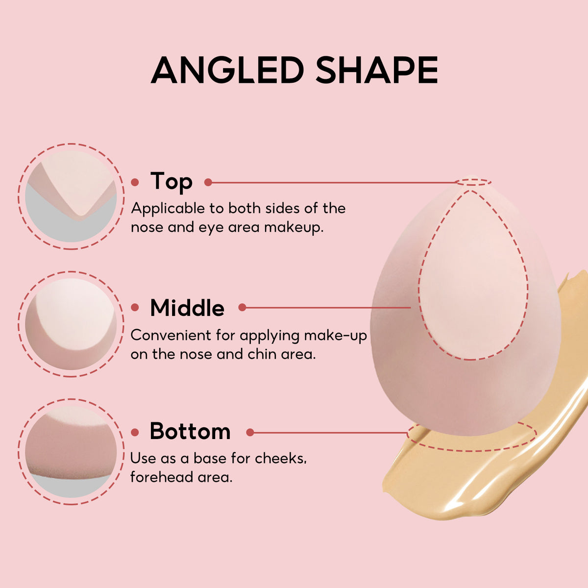 Juego de 4 esponjas de maquillaje Beauty Blender