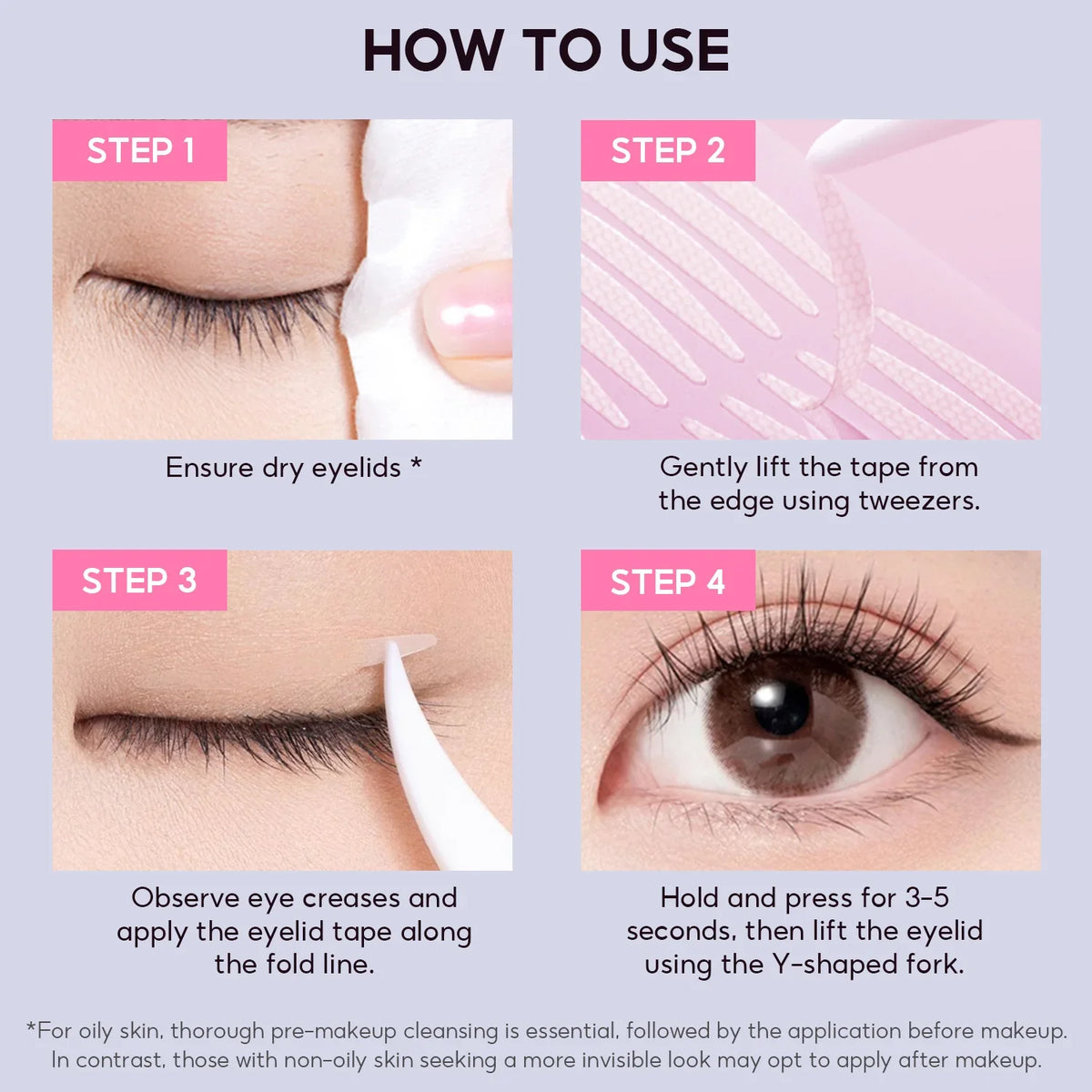 FelinWel Invisible Double Eyelid Tape – 240 Pcs, Waterproof, for Hooded & Mono-Lids