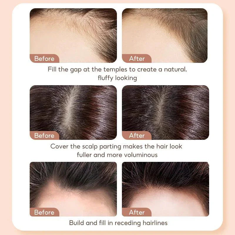 FelinWel Hairline Shadow Powder – Root Touch-Up, Mirror & Puff, 4 Shades