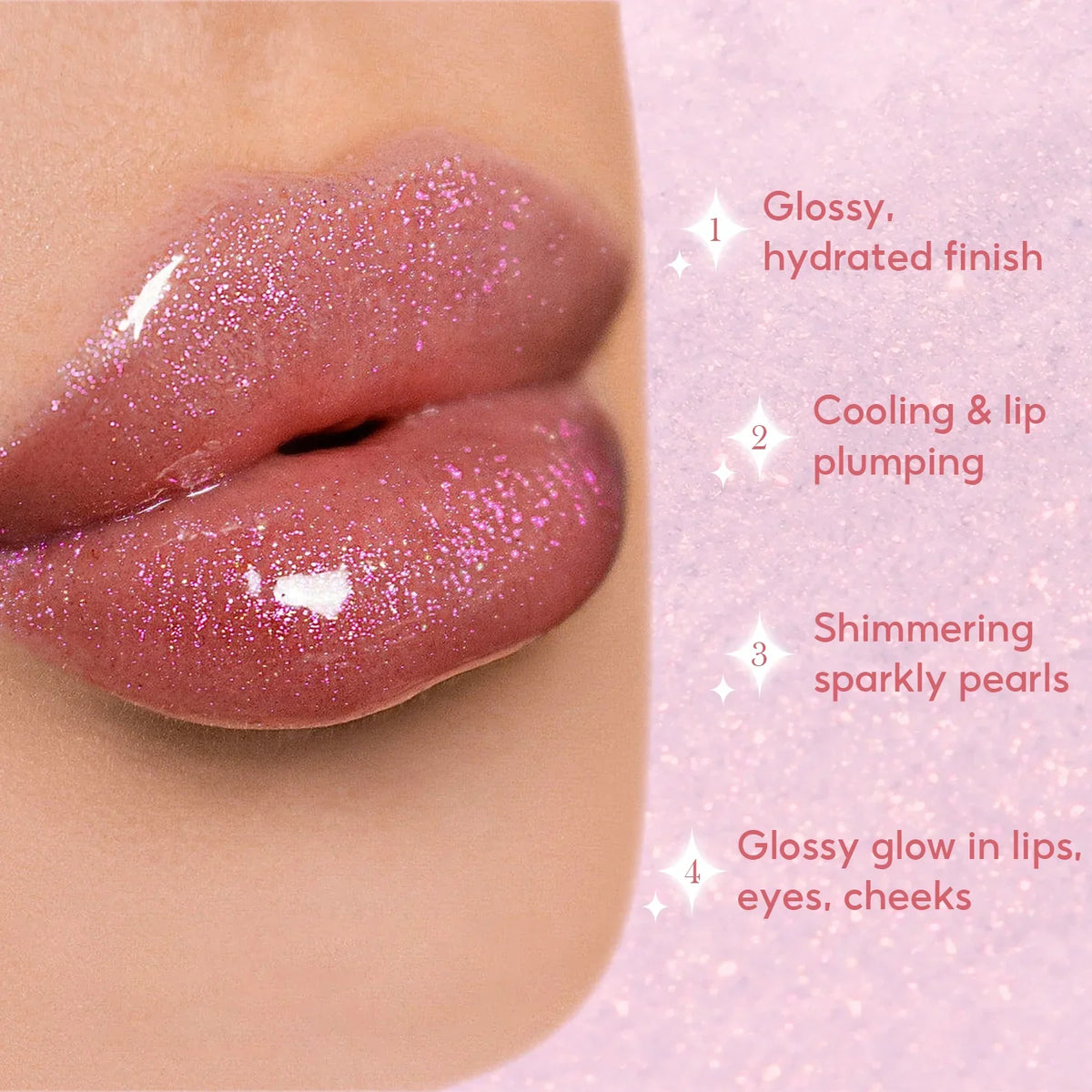 FelinWel Glitter Lip Gloss – Moisturizing & Plumping, Non-Sticky