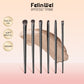 FelinWel - Juego de 6 brochas de maquillaje para ojos, cerdas sintéticas suaves y libres de crueldad animal 
