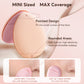 FelinWel - Juego de esponjas para dedos de tamaño mini, esponja de maquillaje, corrector facial, base para detalles 