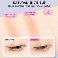FelinWel Invisible Double Eyelid Tape – 240 Pcs, Waterproof, for Hooded & Mono-Lids