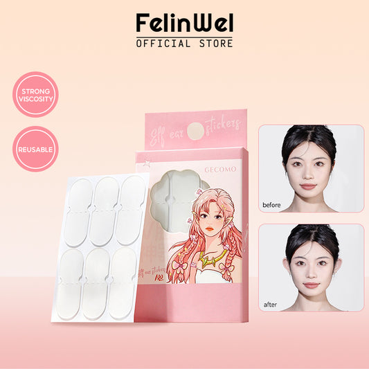 FelinWel - Adhesivos para los oídos, soporte invisible impermeable que sujeta las tiras para los oídos 