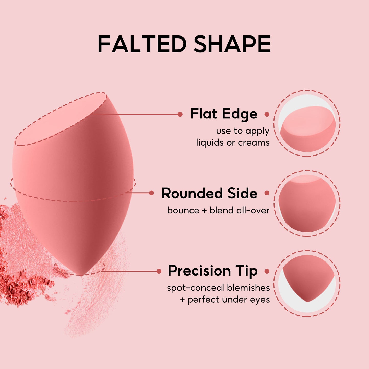 Juego de 4 esponjas de maquillaje Beauty Blender 