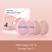 FelinWel - Juego de esponjas para dedos de tamaño mini, esponja de maquillaje, corrector facial, base para detalles 