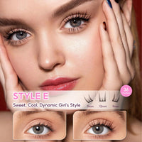 FelinWel Glue-free Cluster Eyelash Extensions Self-adhesive Remover-free Reusable