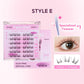 FelinWel Glue-free Cluster Eyelash Extensions Self-adhesive Remover-free Reusable