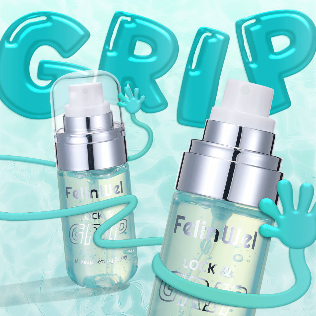 FelinWel - Lock & Grip Makeup Setting Spray, GEL-to-MIST Formula, Ultra-long Wear