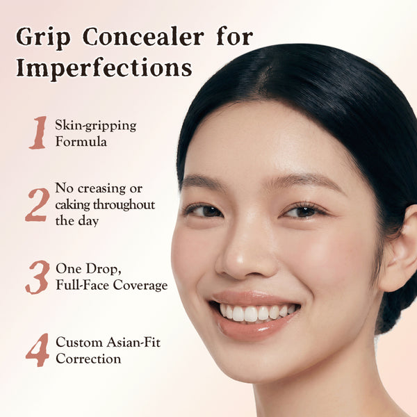 FelinWel Grip Lock Full Coverage Concealer, Color Correction & Targeted Concealing