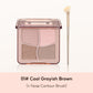 FelinWel 4 colores resaltador contorno paleta maquillaje 3D bronceador mate contorno polvo 