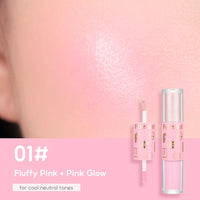 FelinWel Super Dewy Blush & Highlighter Dual-ended Stick Liquid Blendable