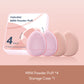 FelinWel - Juego de esponjas para dedos de tamaño mini, esponja de maquillaje, corrector facial, base para detalles 