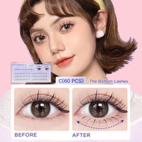 FelinWel Pestañas postizas en racimo para extensión de pestañas DIY 