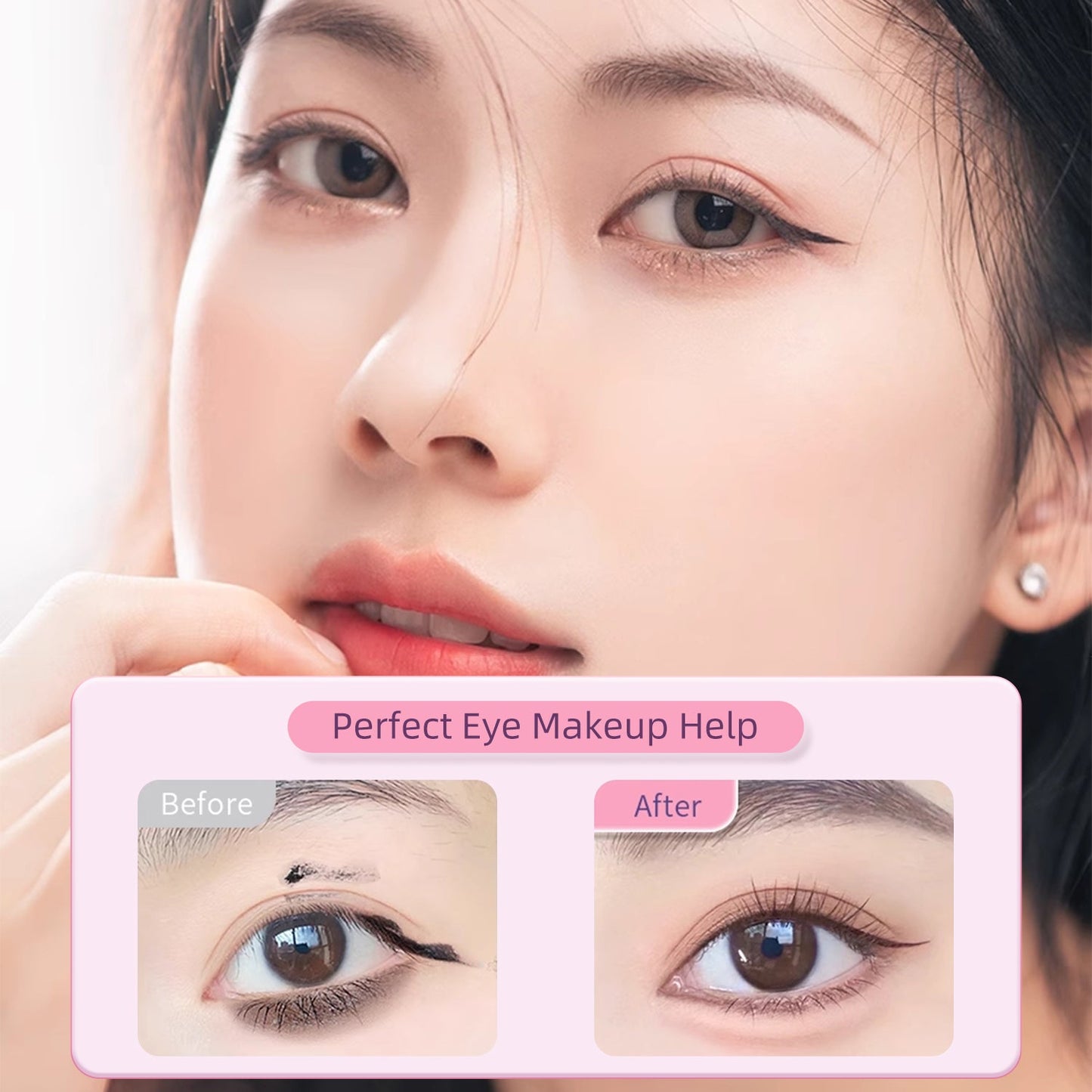FelinWel - Protector auxiliar de maquillaje de ojos multifuncional 